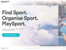 Tablet Screenshot of playsport.com